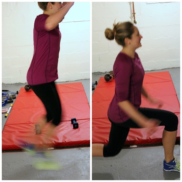 jumping lunges