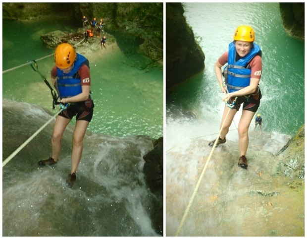 waterfall rappelling dominican republic