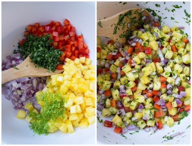 how to make pineapple salsa
