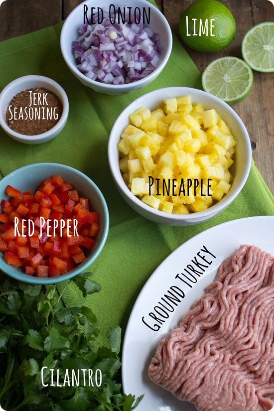 jerk turkey burger ingredients