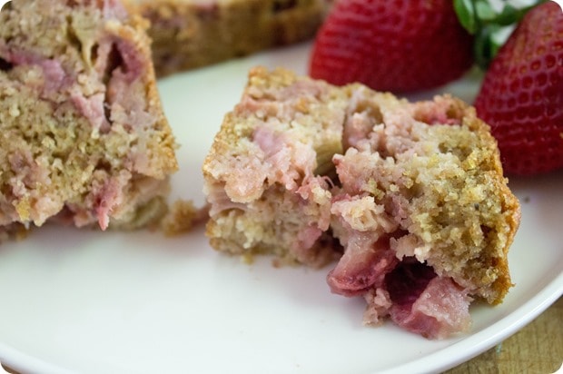 strawberry rhubarb bread