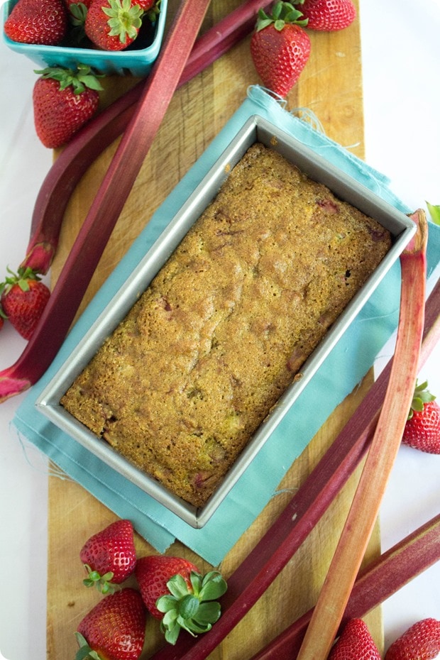 strawberry rhubarb bread recipe