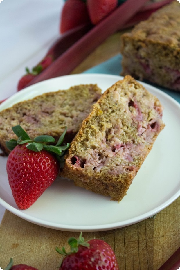 strawberry rhubarb bread recipe