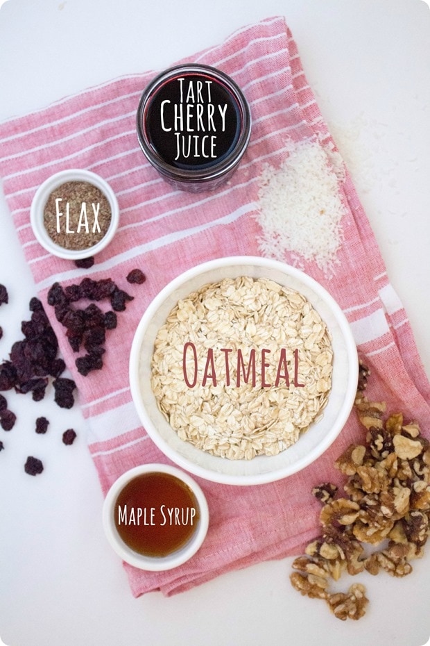 tart cherry oatmeal ingredients
