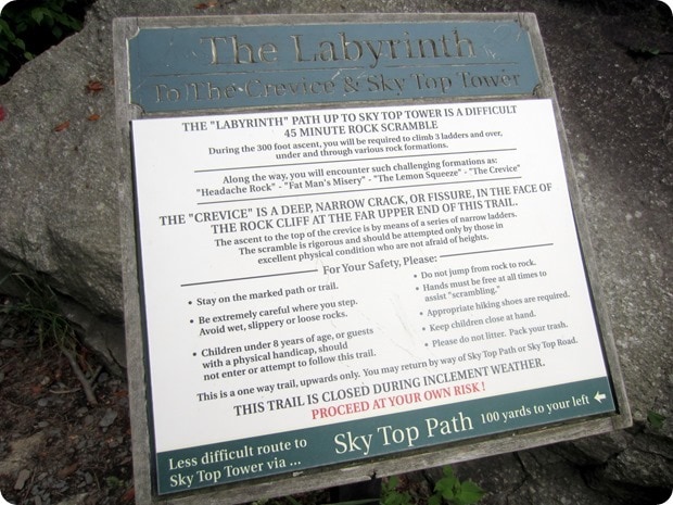 mohonk mountain house labyrinth trail