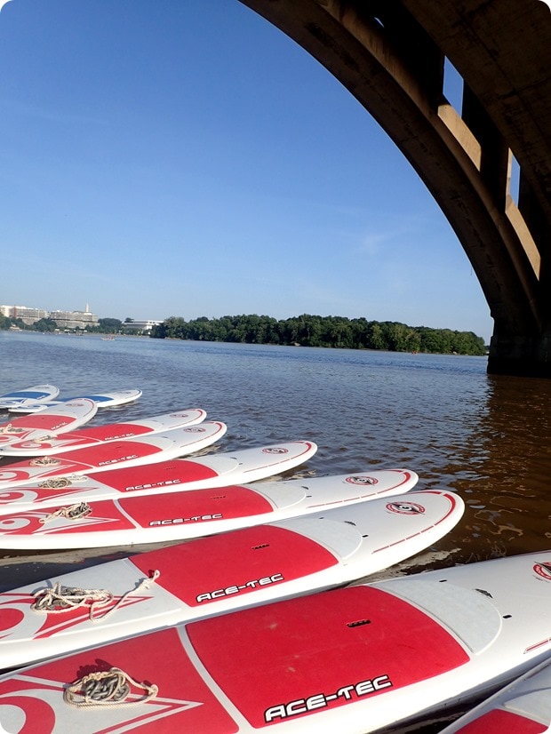 sup yoga key bridge boathouse