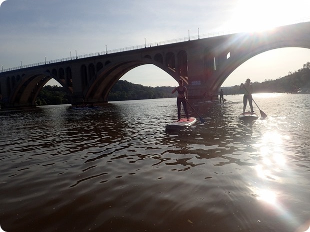 SUP key bridge boathouse