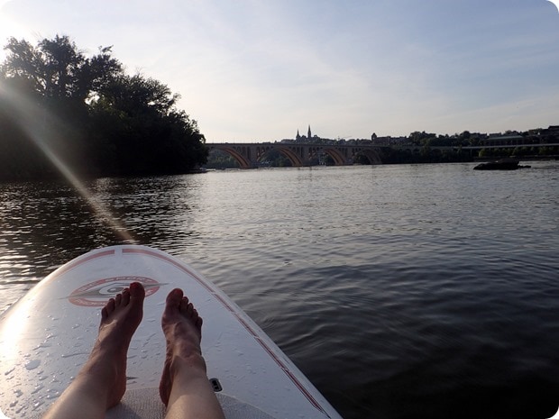 sup yoga key bridge boathouse