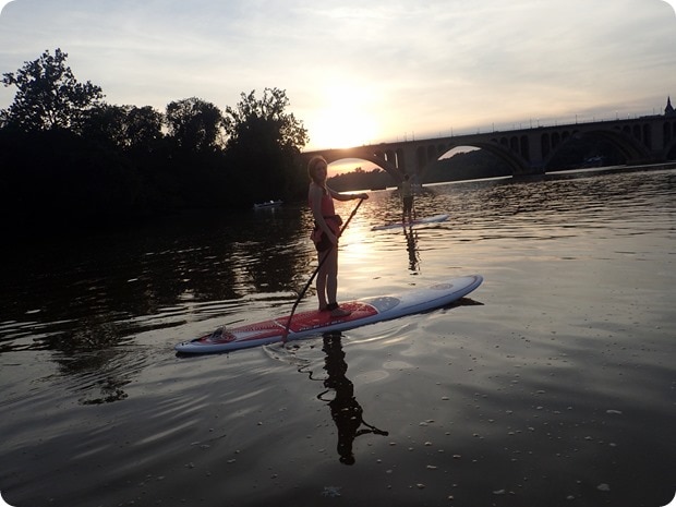 sunset sup key bridge boathouse