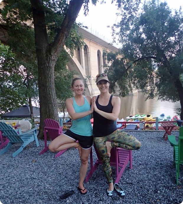 sup yoga key bridge boathouse