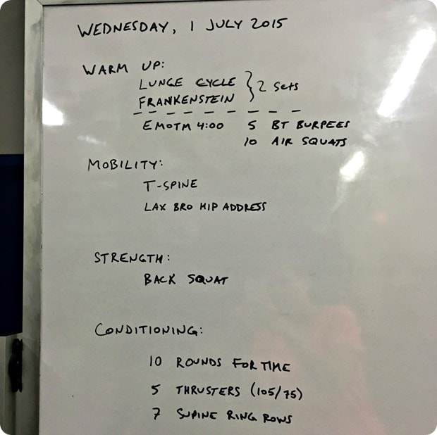 crossfit key bridge workout
