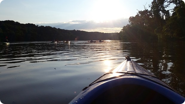 key bridge boathouse night kayak
