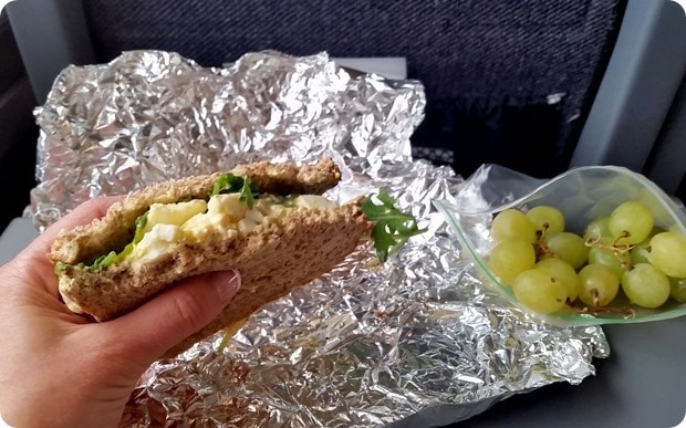 portable egg salad sandwich