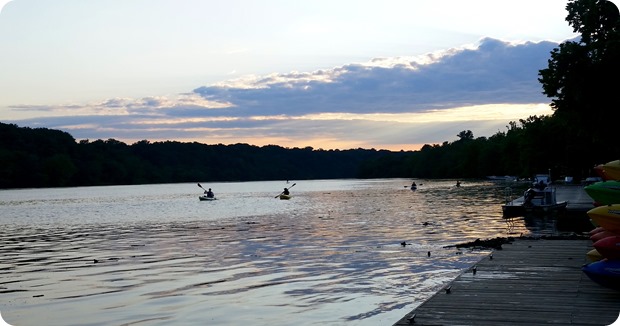 sunset kayak key bridge boathouse