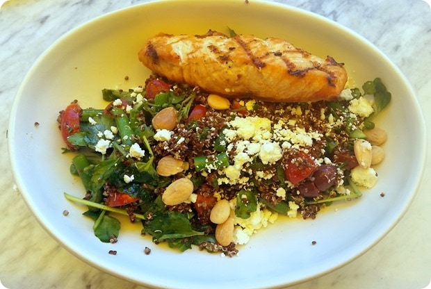 true food kitchen salmon quinoa salad