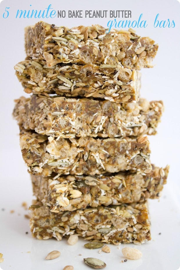 5 min granola bars