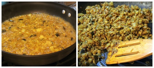blue apron lentils