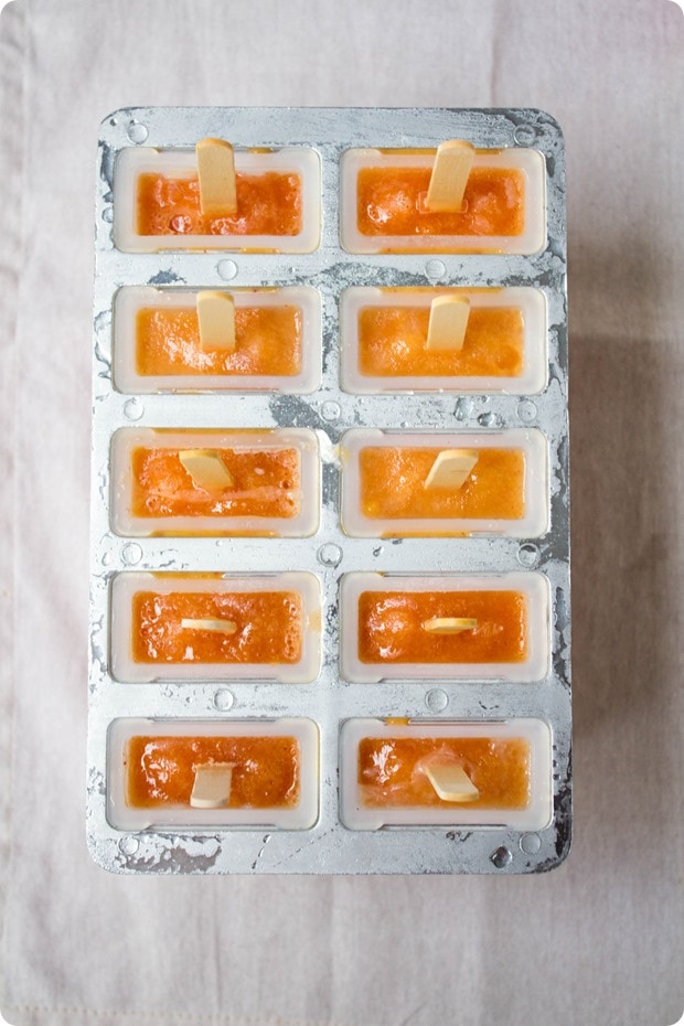 how to make nectarine ice pops