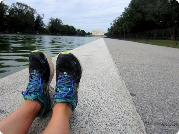 brooks shoes and lincoln memorial