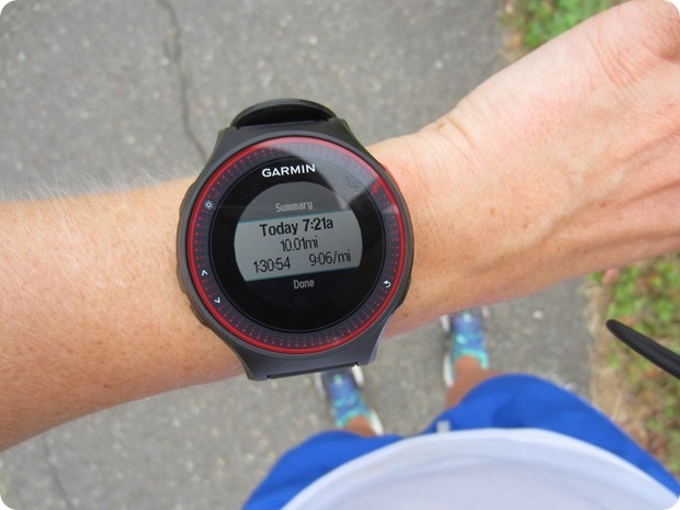 10 mile training run