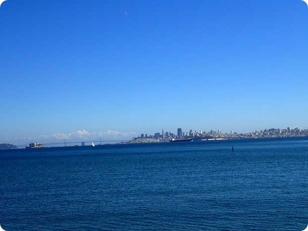 view of san francisco from golden gate