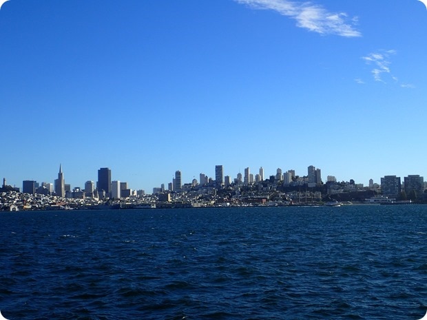 view of san francisco from ferry