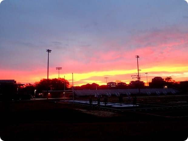 washington lee high school track sunrise