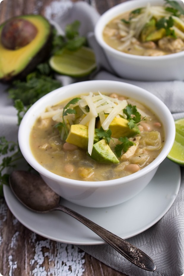 creamy mexican chicken chili 4