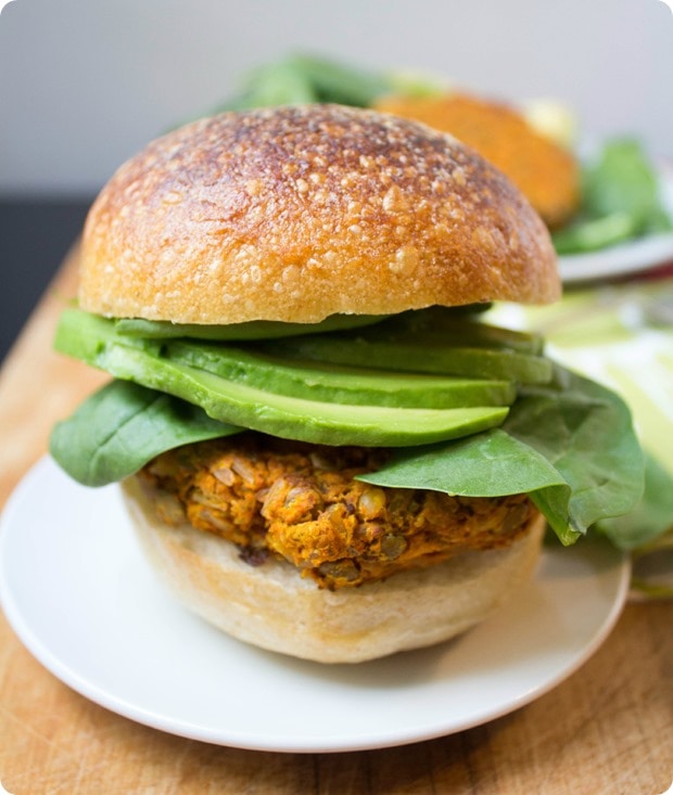 lentil veggie burgers