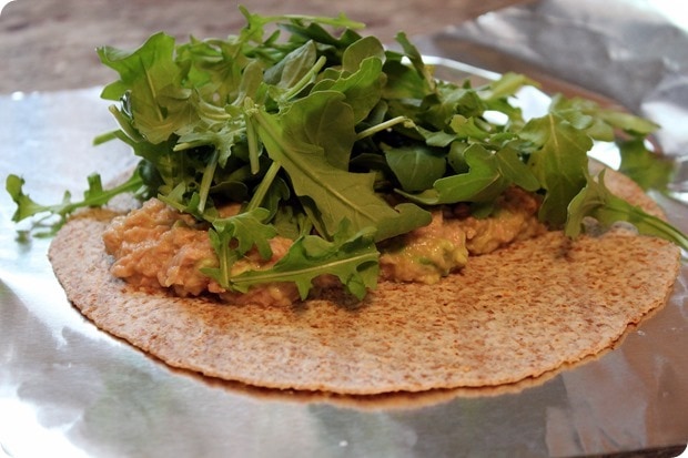 healthy tuna wrap