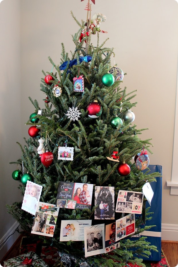 creative ways to display holiday cards