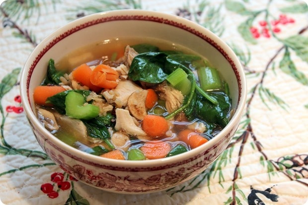 leftover turkey soup