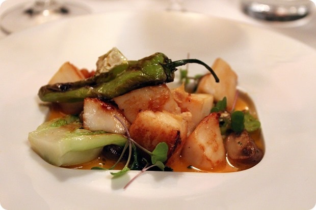 sweet and sour scallops