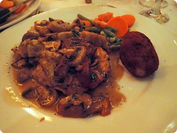 chicken mushrooms artichoke