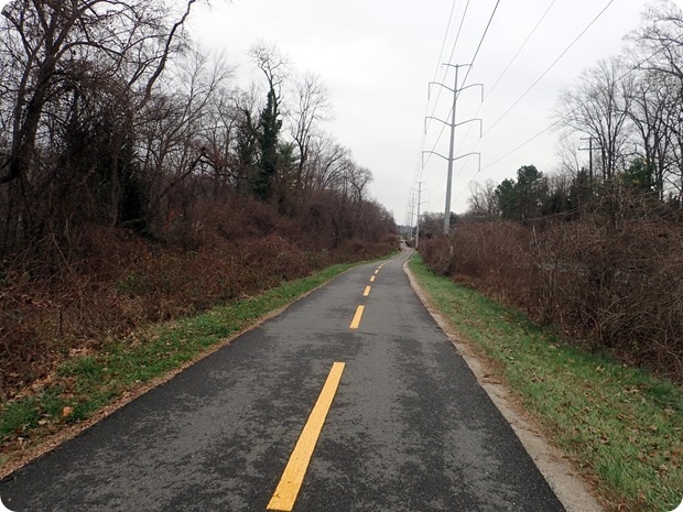 running on the W&od trail