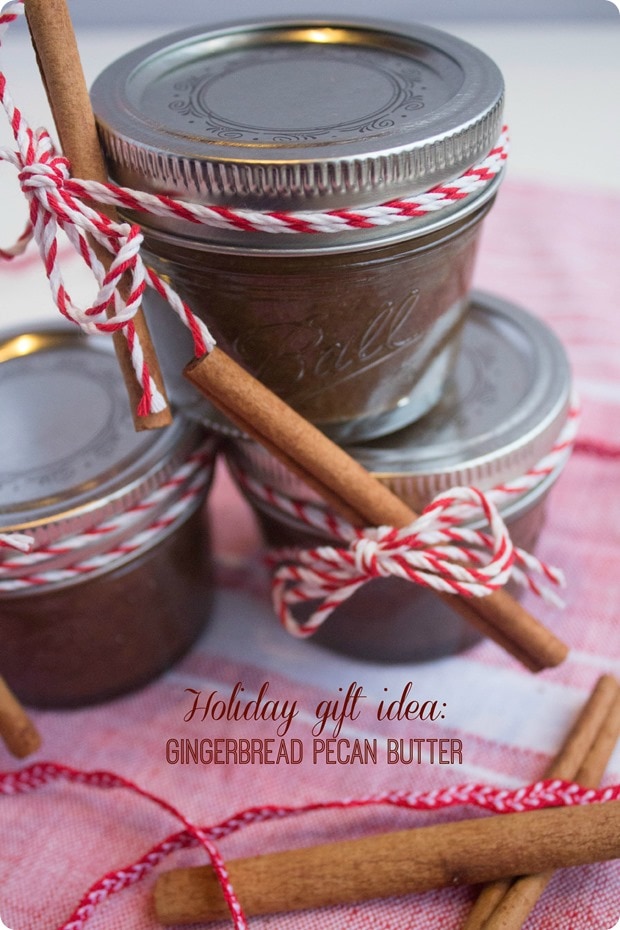 gingerbread pecan butter gift idea