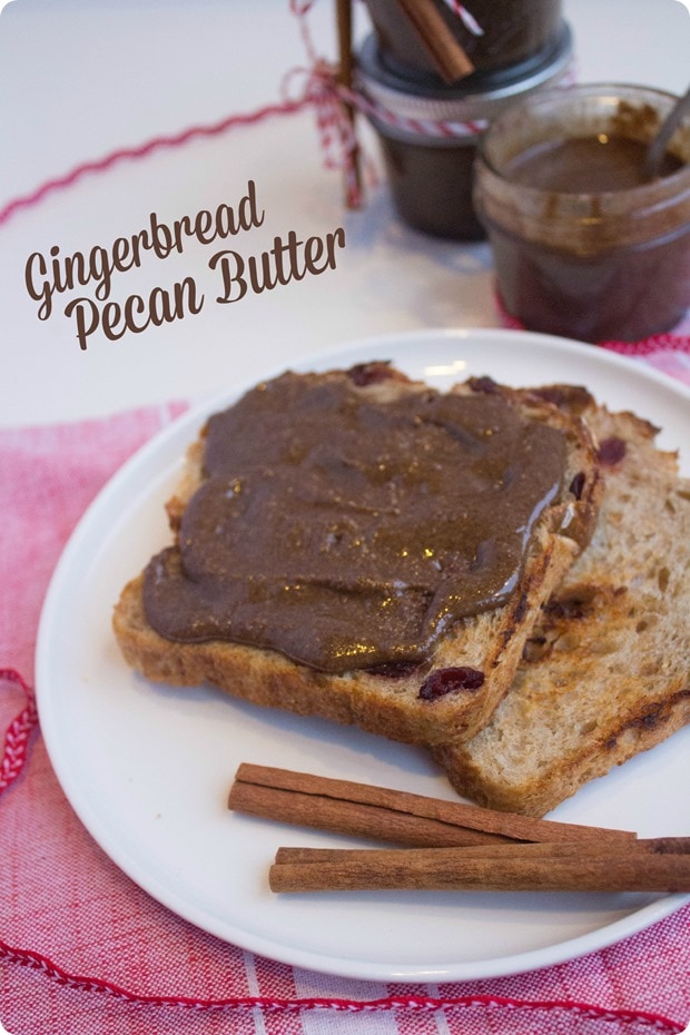 gingerbread pecan butter recipe