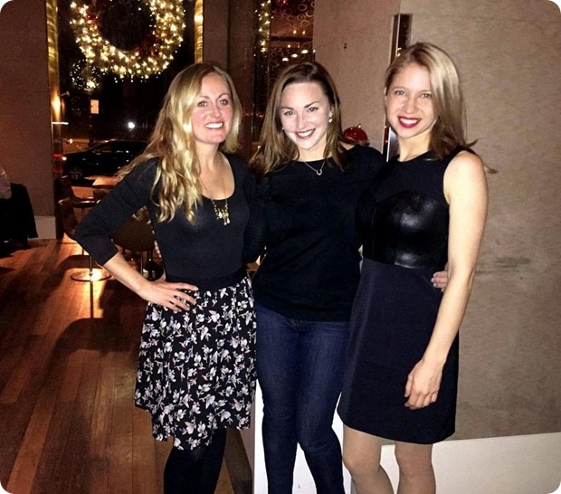 nyc dinner with unc girls