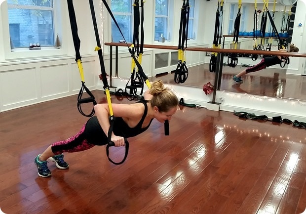 the pe club TRX class