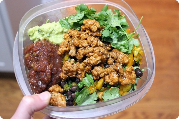 healthy taco salad