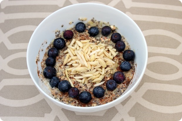 microwave banana oatmeal
