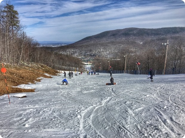 skiing at whitetail resort