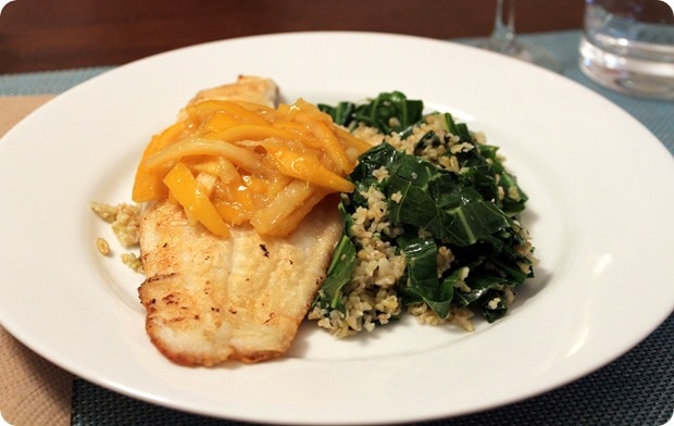 catfish with glazed lemon