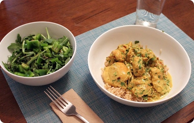 afghan braised chicken with yogurt