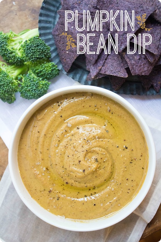pumpkin bean dip