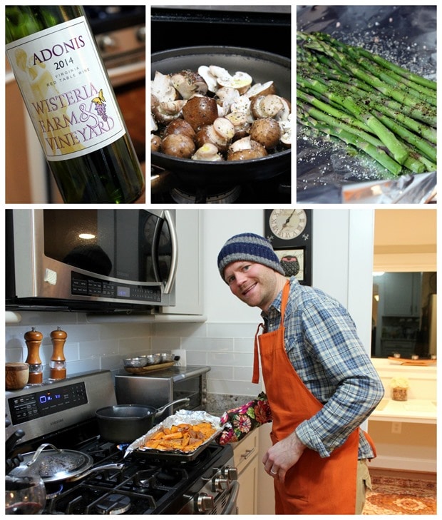 valentine's dinner at home