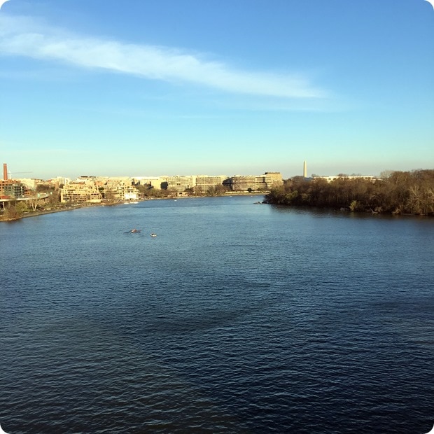 view from the key bridge dc