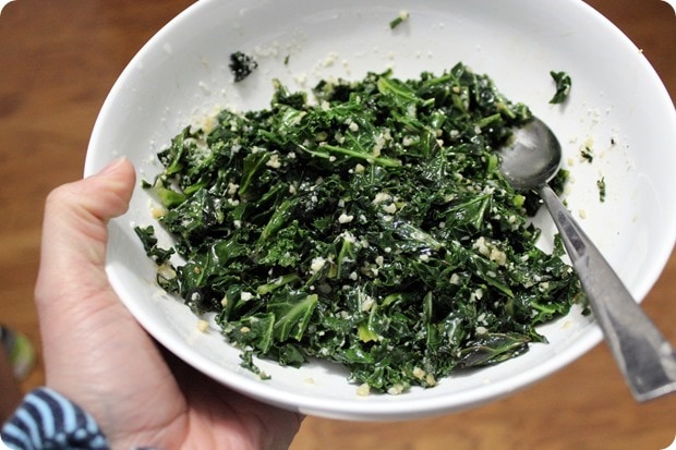 blue apron kale