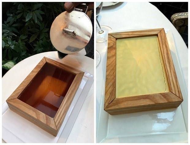 beeswax poached salmon