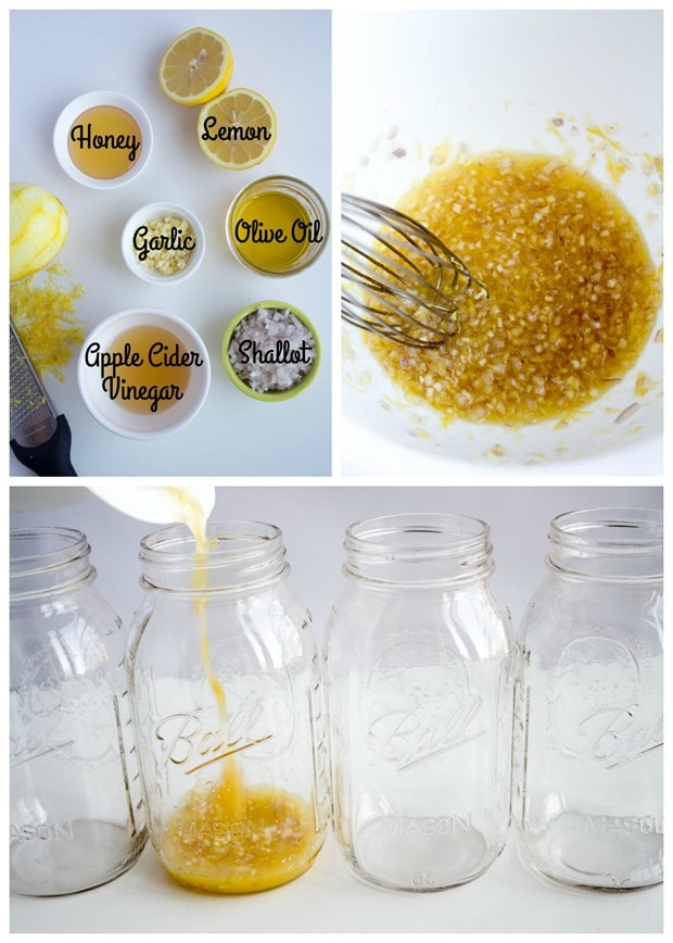 how to make a mason jar salad dressing